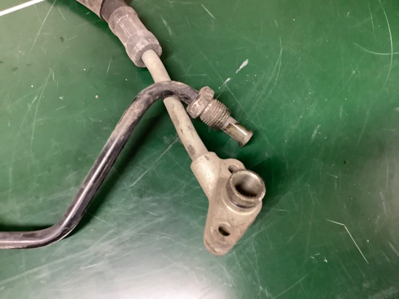 04-08 Acura TL type S Power Steering High Pressure Feed Hose Pipe used, OEM
