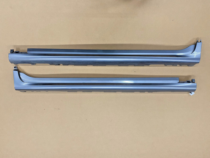⭐2011-2017 BMW X3 M-SPORT SIDE SKIRT ROCKER PANELS MOULDING GRAY SET OEM LOT2386