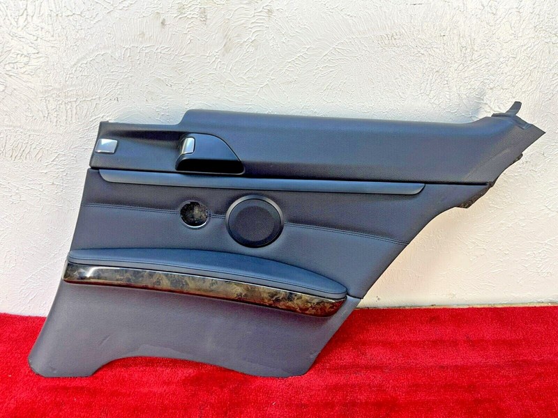 BMW E92 328 335 Coupe Rear Right Side Door Panel Card Cover with Wood Trim OEM ✅