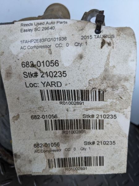 AC Compressor Fits 13-16 MKZ 1002891