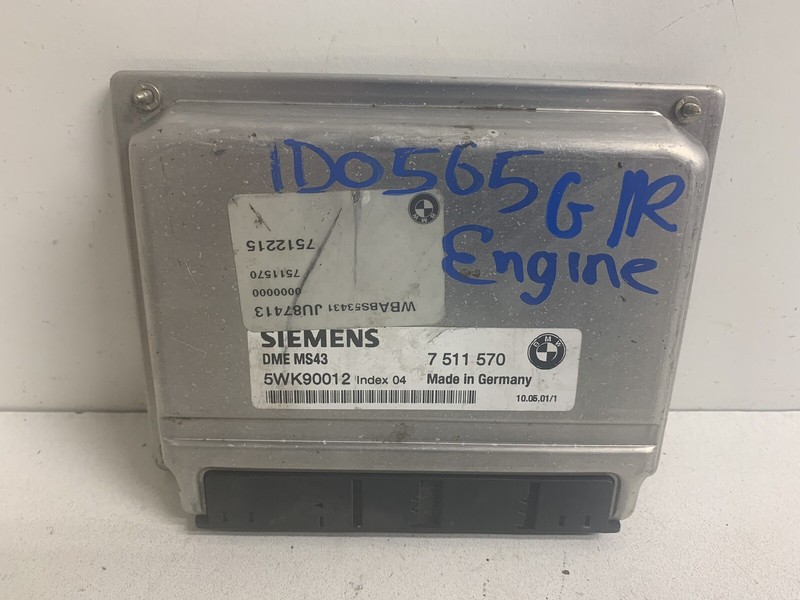 2001 BMW 330i Conv 3.0 Auto Engine Computer Module Ecu Ecm Pcu Pcm 7 511 570