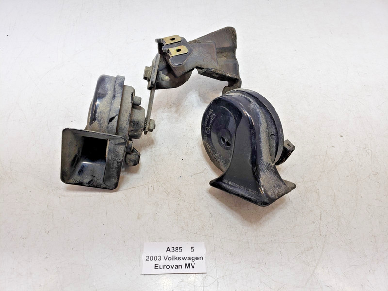 ✅ 1999-2003 OEM Volkswagen Eurovan MV Right Left High Low Tone Signal Alarm Horn