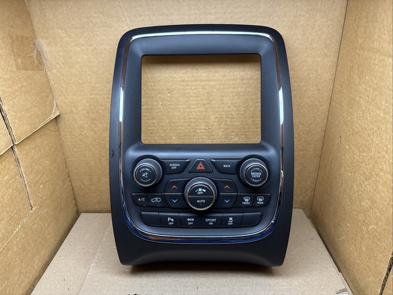 2014-2018 Dodge Durango Heat Temperature Control Panel Radio Bezel 68253730AH