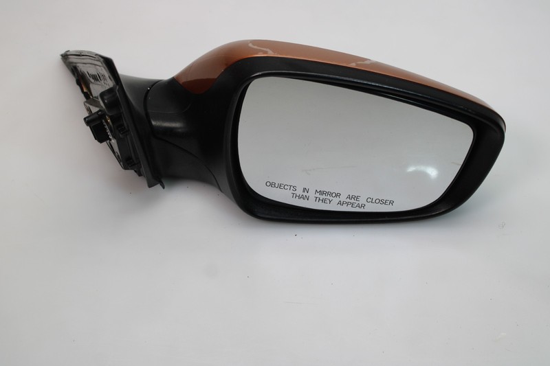 12-14 Hyundai Veloster Right Passenger Side View Mirror E4023404 Sunset Orange