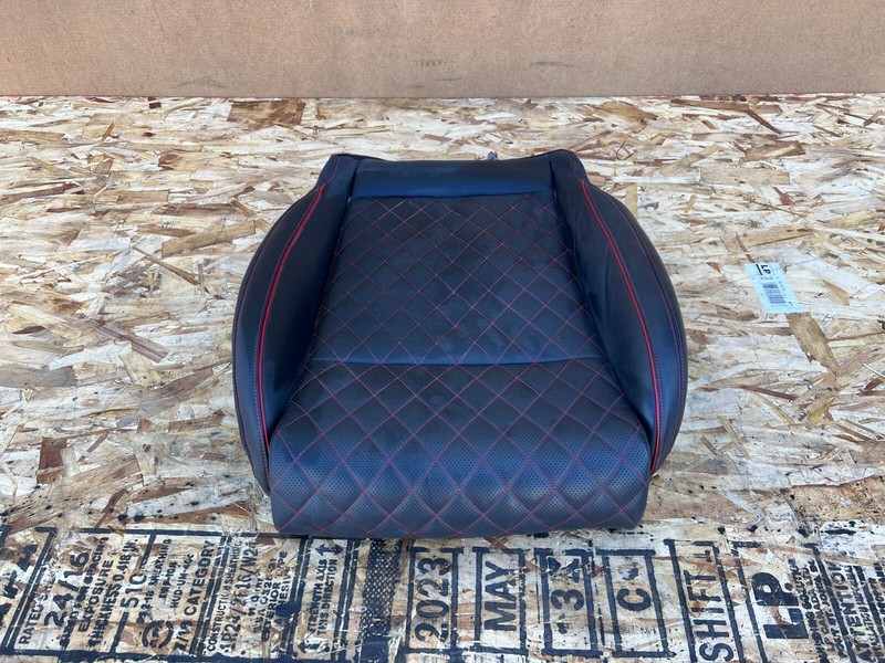 GENESIS G70 2019-2023 OEM FRONT LEFT DRIVER LOWER SEAT SKIN LEATHER ASSEMBLY