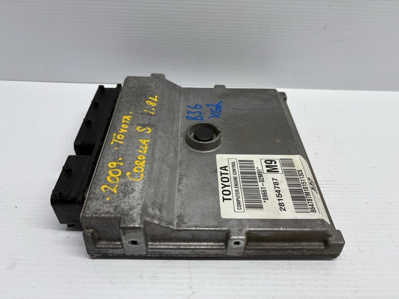 09 10 2009 2010 TOYOTA COROLLA ENGINE COMPUTER MODULE ECU ECM 89661-02M92 OEM