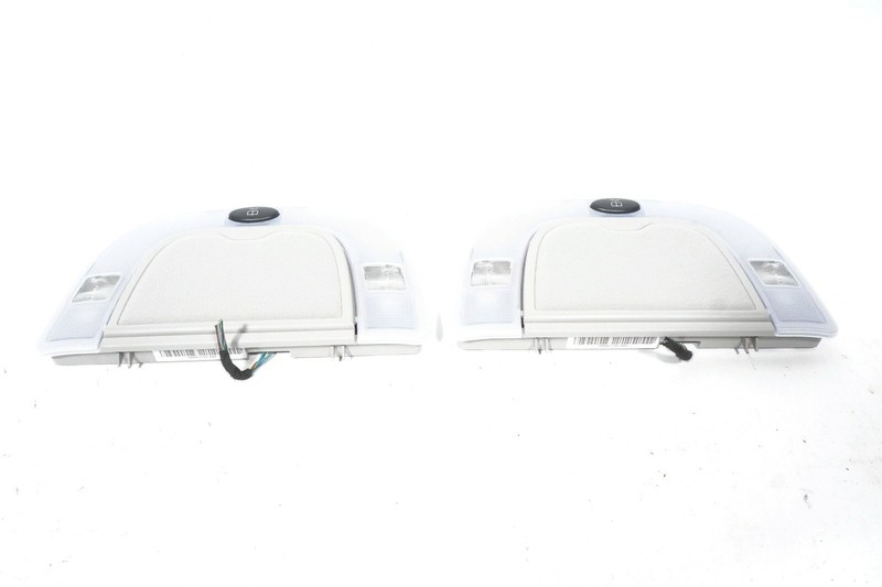 03 04 05 06 MERCEDES S430 W220 REAR MAKE UP MIRROR & LIGHT SET OF 2 OEM