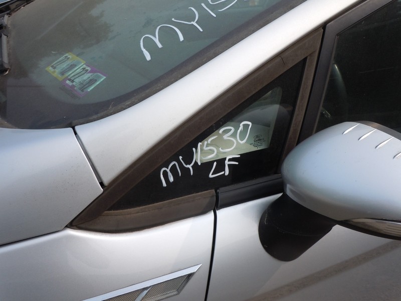 2011-2019 Ford Fiesta Front Pillar Window Glass Driver Left OEM Black Moulding