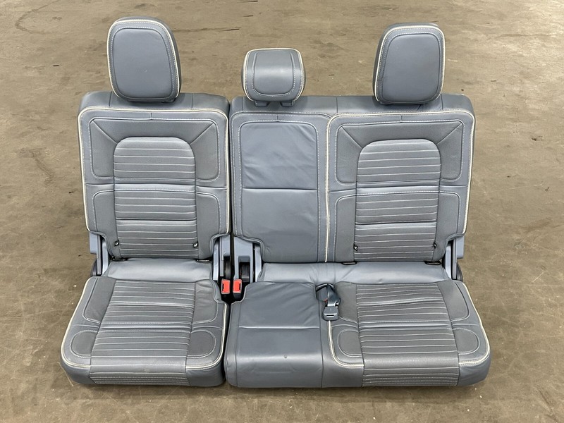⭐18-23 LINCOLN NAVIGATOR L REAR THIRD 3RD ROW COMPLETE SEAT CUSHION OEM LOT2557