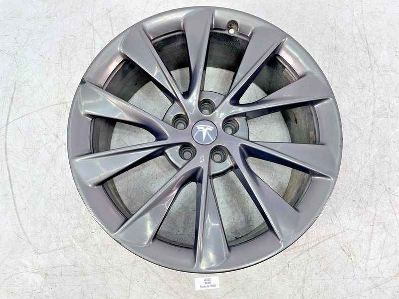 ✅ 2012-2020 OEM Tesla Model S Alloy Wheel Rim 21X9J ET40 Gray *