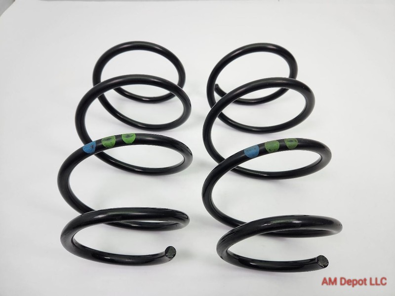 2008 BMW 535i 528i 550i E60 RWD Front Suspension Coil Spring Set 31336761214