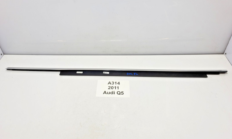 ✅ 09-17 OEM Audi Q5 SQ5 Front Left Driver Door Window Trim Molding Chrome*