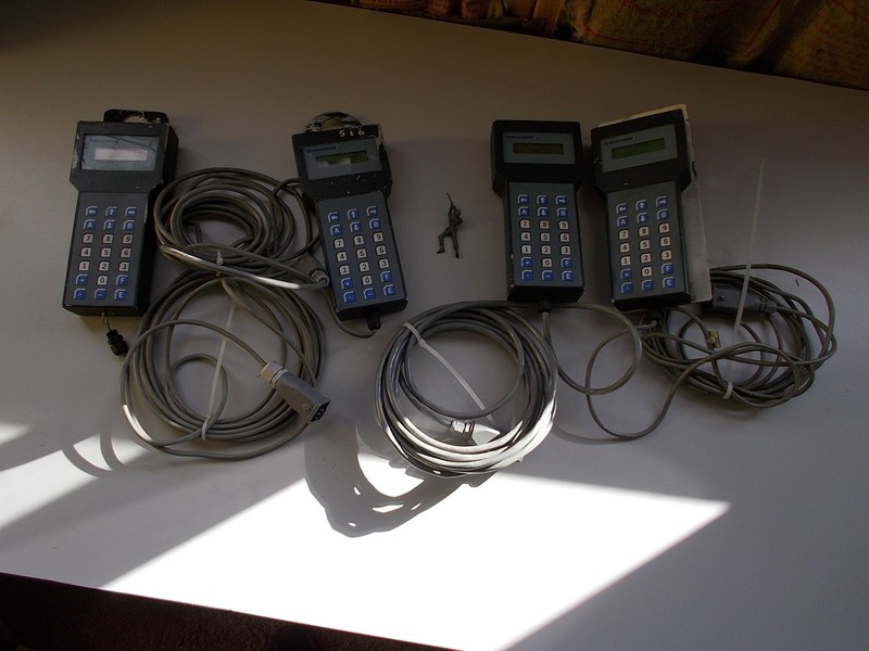 Battenfeld Teach Pendant Controllers, Lot of 4 w/ Cables *FREE SHIPPING*