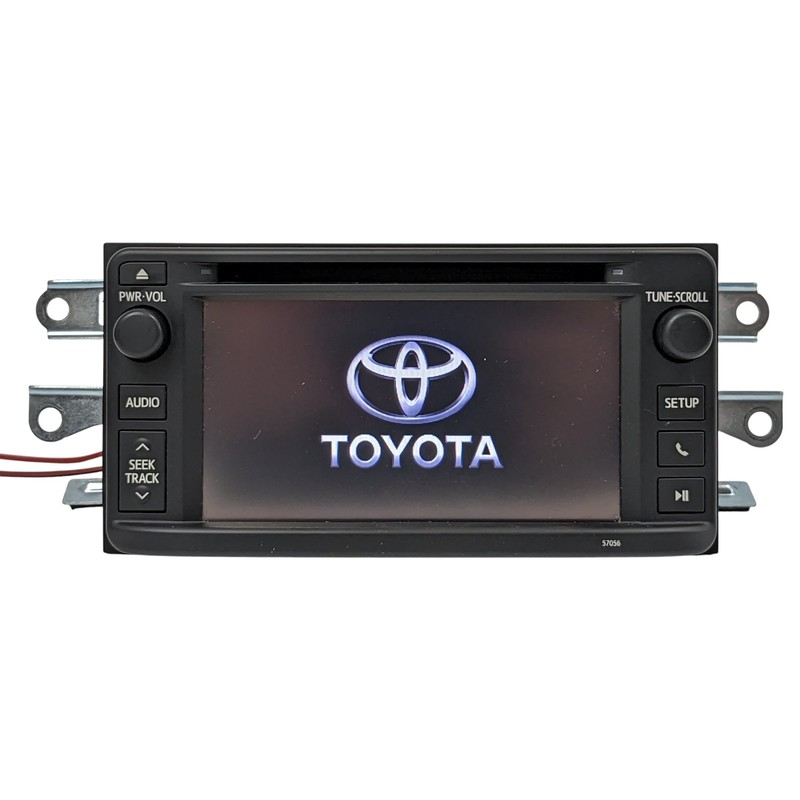 12 13 TOYOTA COROLLA RADIO BLUETOOTH CD PLAYER TOUCH-SCREEN DISPLAY 57056 OEM