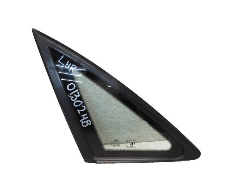 09-16 AUDI B8 A4 S4 RS4 SEDAN REAR LEFT DRIVER QUARTER WINDOW GLASS OEM 013024B