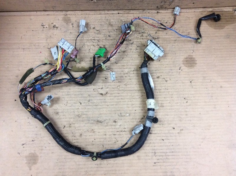 96 97 Accord 4DR LX EX Left Driver Side Front Door Wire Harness Loom Used OEM