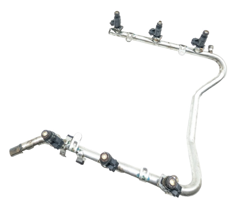 98-00 Mercedes W208 CLK320 E320 ML320 Fuel Injector Rail W/ Fuel Injectors OEM