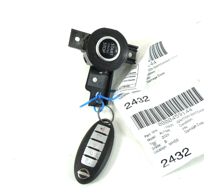 2019-2025 Nissan Altima Ignition Start Stop Control Switch W/ Key Fob OEM