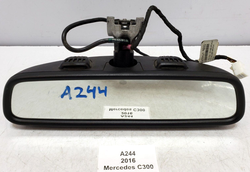 ✅ 14-19 OEM Mercedes W205 C300 Interior Rear View Mirror Auto Dimm Home Link