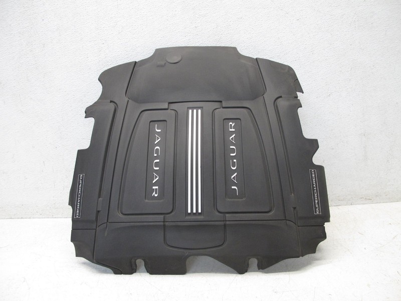 10-20 JAGUAR XF 3.0 5.0 SUPERCHARGER ENGINE MOTOR UPPER PLASTIC COVER OEM 1211 1