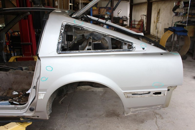 1984-1985 Nissan 300ZX Z31 2+0 Driver Left Rear Quarter Panel