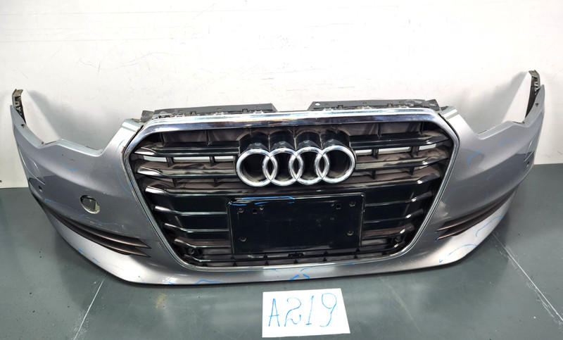 ✅ 12-15 OEM Audi A6 Front Bumper Cover Panel Silver W/ Grille*