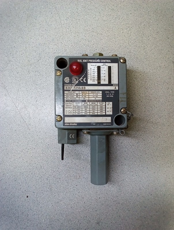 Allen Bradley 836T-T256JX9 Ser. A Pressure Control