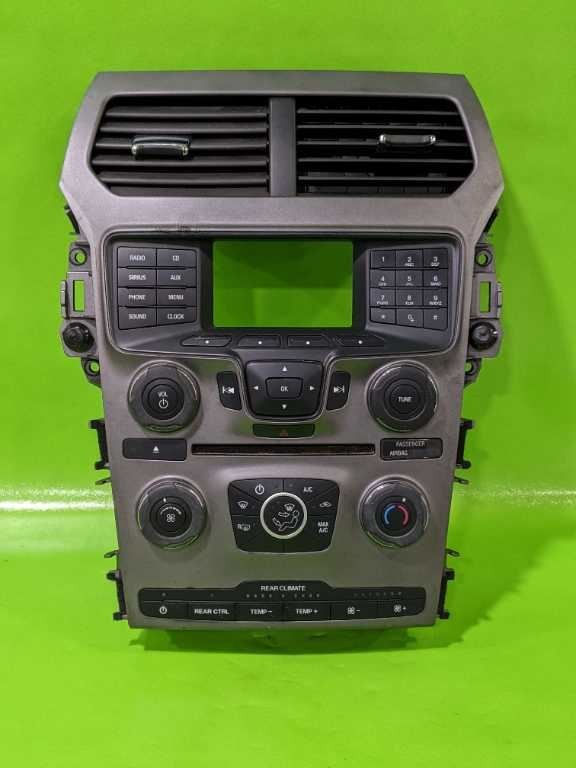 11-13 EXPLORERTEMPERATURE RADIO CONTROL PANEL W/AC VENTS OEM 4191-2