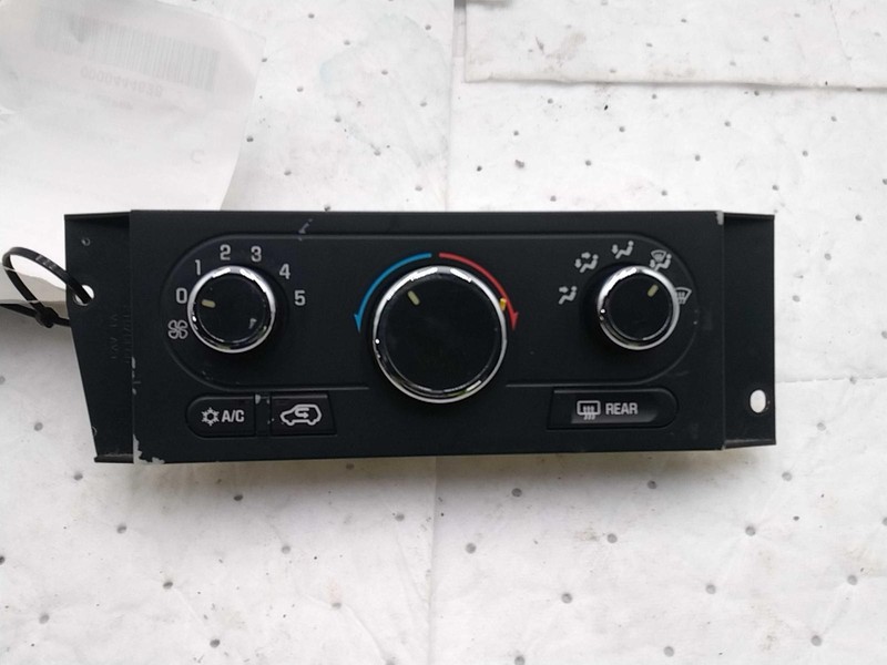 2007 Buick Rendezvous A/C Selector Switch OEM White Used 138k Miles