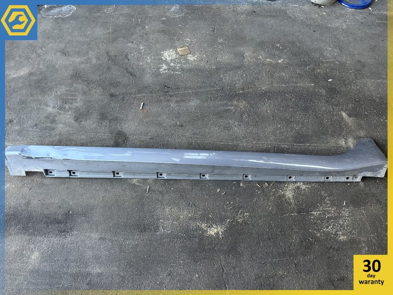 10-19 JAGUAR XJ LEFT DRIVER SIDE SKIRT ROCKER PANEL COVER MOLDING Gray OEM