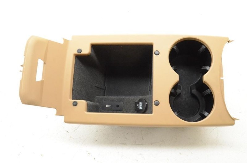 2015-2019 Porsche Macan S 3.0L Tan Center Console Cup Holder 95B857232