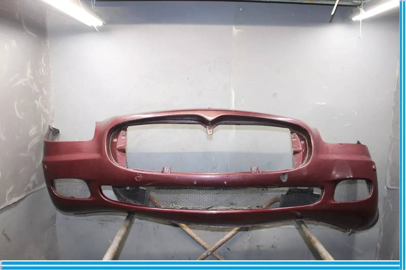 03-08 Maserati Quattroporte M139 Front Bumper Cover Panel Assembly Red OEM