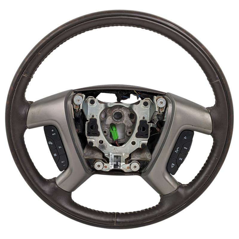 2010-2014 GMC YUKON DENALI HEATED WOOD STEERING WHEEL OEM 20779501