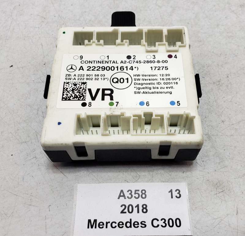 ✅ 15-21 OEM Mercedes C300 A205 Front Right Passenger Door Control Module