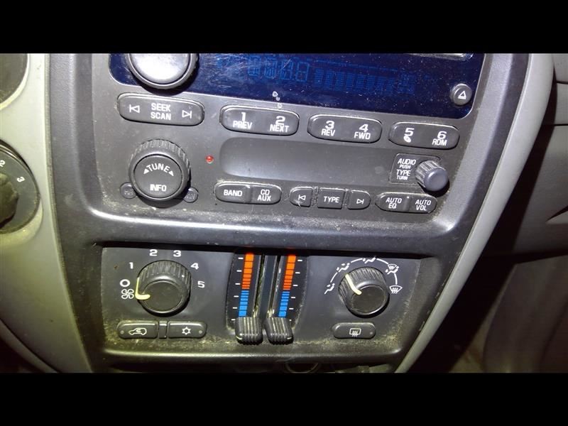 Temperature Control Front Manual Opt CJ3 ID 10395426 Fits 03-09 ENVOY 1450072