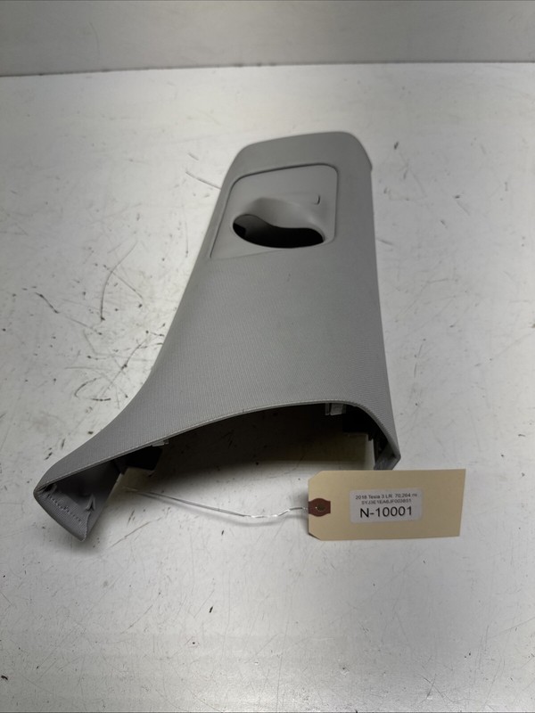 17-22 OEM TESLA Model 3 Front Right Side B Pillar Interior Upper Trim N-10001