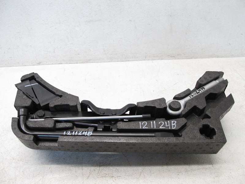 16-20 JAGUAR X260 XF REAR TRUNK SPARE TIRE FOAM COVER JACK WRENCH TOOL OEM 12112