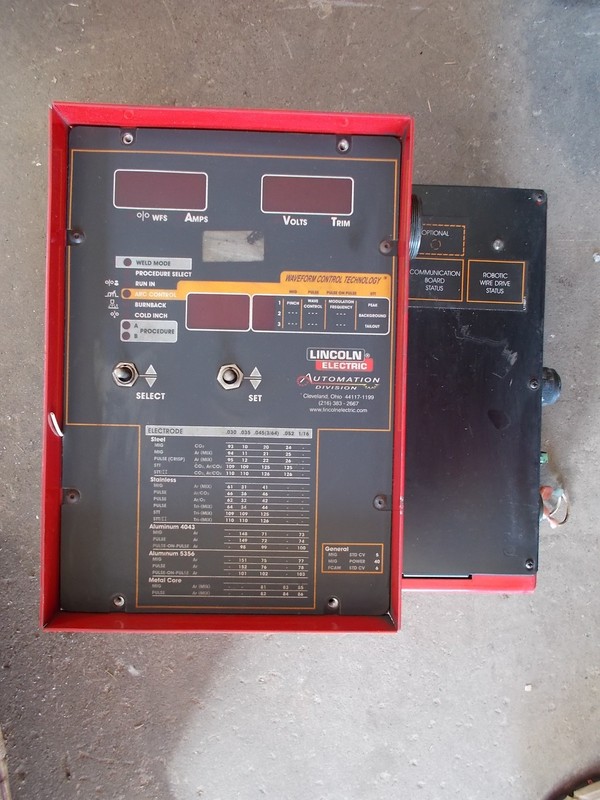 Lincoln Electric Welder Feed Control Box & Communication Board