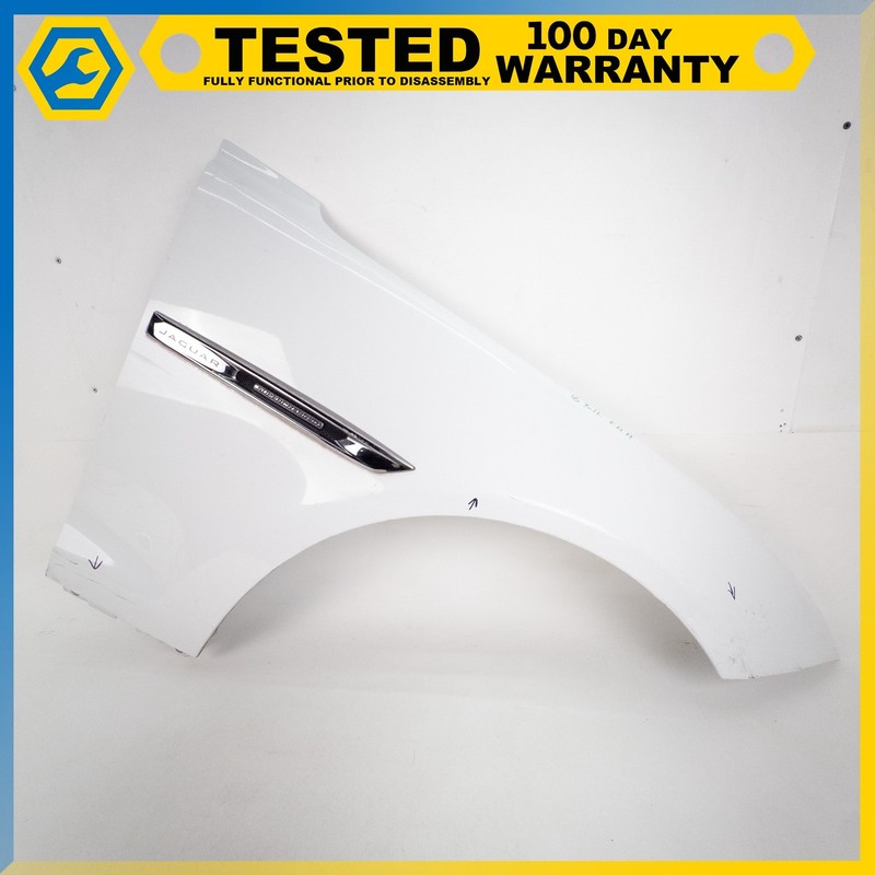 10-19 JAGUAR XJ XJL LWB FRONT RIGHT SIDE WHEEL FENDER WING PANEL WHITE OEM