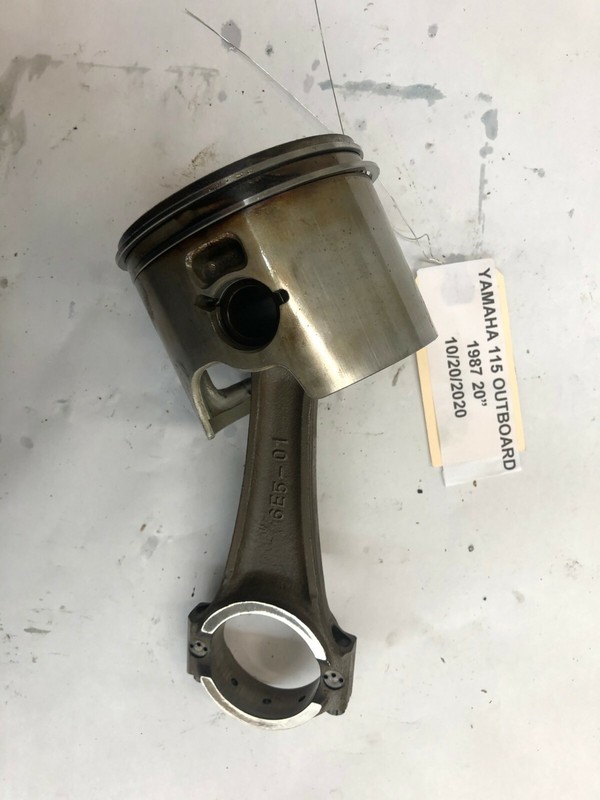 Yamaha Outboard 115 130 Piston & Connecting Rod 6G5-11642-00-93 FRESHWATER!
