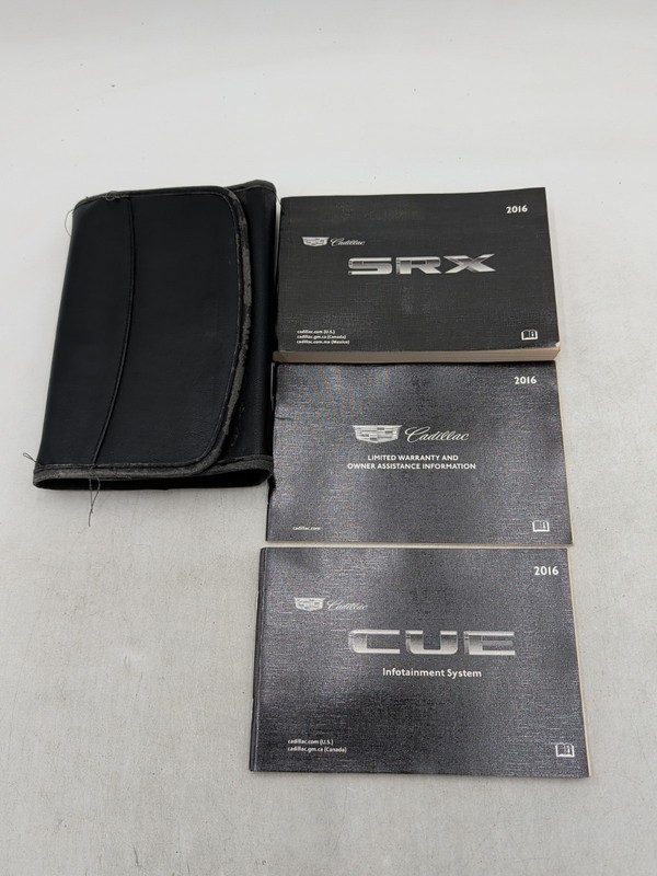 2016 Cadillac SRX Owner’s Manual - Complete Set Navigation Cue With Case