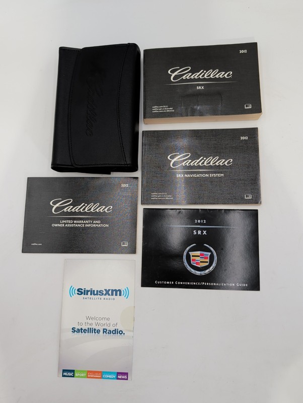 2012 Cadillac SRX Owners Manual With Case OEM Free Shipping