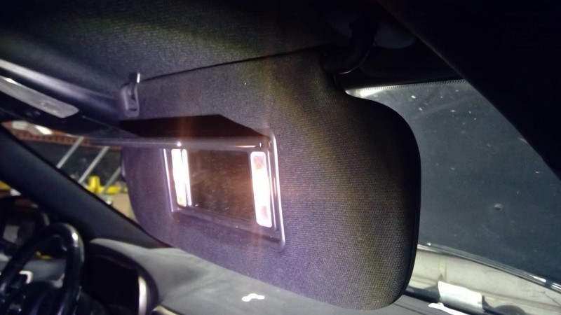 Passenger Sun Visor Wk Body VIN E Or F Fits 14-22 GRAND CHEROKEE 1712426