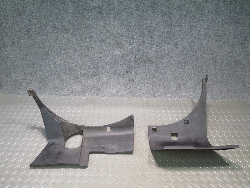 01-06 BMW E46 M3 S54 CONVERTIBLE LEFT & RIGHT COOLING FAN SHROUD AIR DUCT SET
