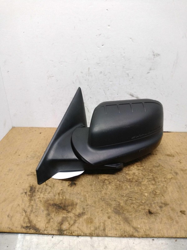 Used Left Door Mirror fits: 2013 Ford Explorer Power manual fold black textured