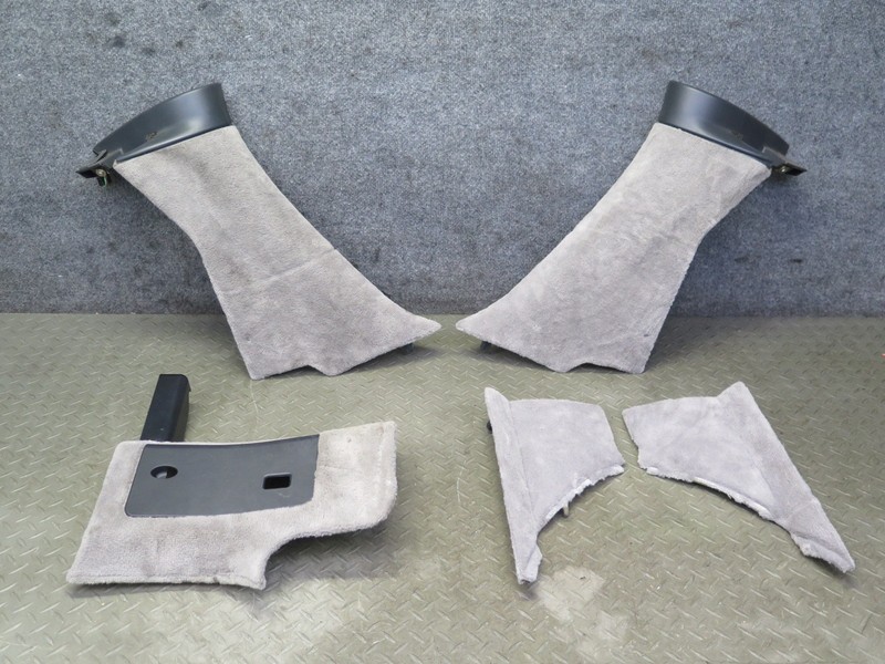 1997-2004 PORSCHE BOXSTER 986 CENTER CONSOLE B PILLAR KICK TRIM CARPET PANEL SET