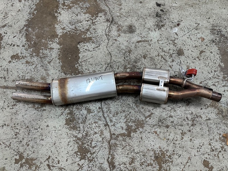 11-17 Volkswagen Touareg 3.6L V6 EXHAUST MUFFLER PIPE OEM