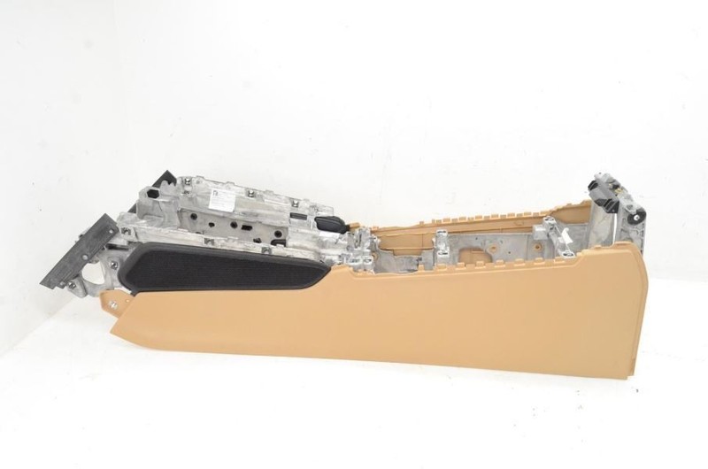 2015-2018 Porsche Macan S 3.0L Bare Tan Front Center Console Assembly