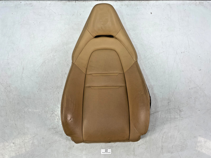✅17-23 OEM Porsche Panamera 4S 971 Front Right Seat Upper Cushion Leather Beige*