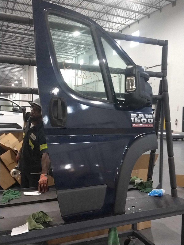 2016 RAM ProMaster 1500 Van Right Door Blue OEM Used 7885054 122K Miles
